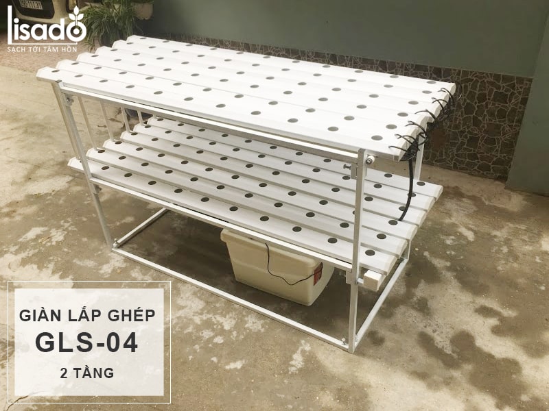 Giàn thủy canh 2 tầng Lisado GLS-04