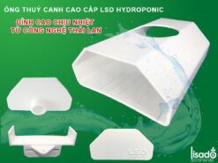 Ống nhựa trồng rau thủy canh lục giác Lisado