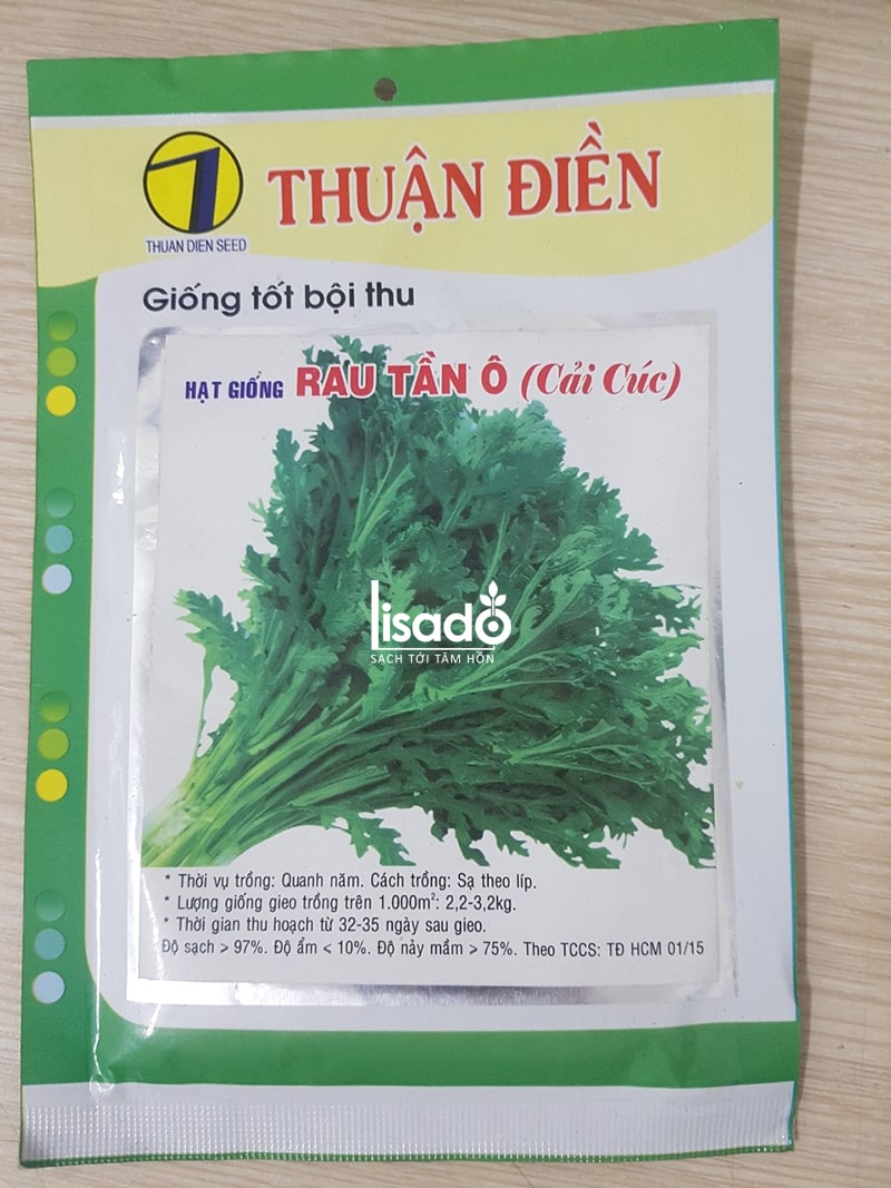 Hạt giống rau cải cúc (rau tần ô)