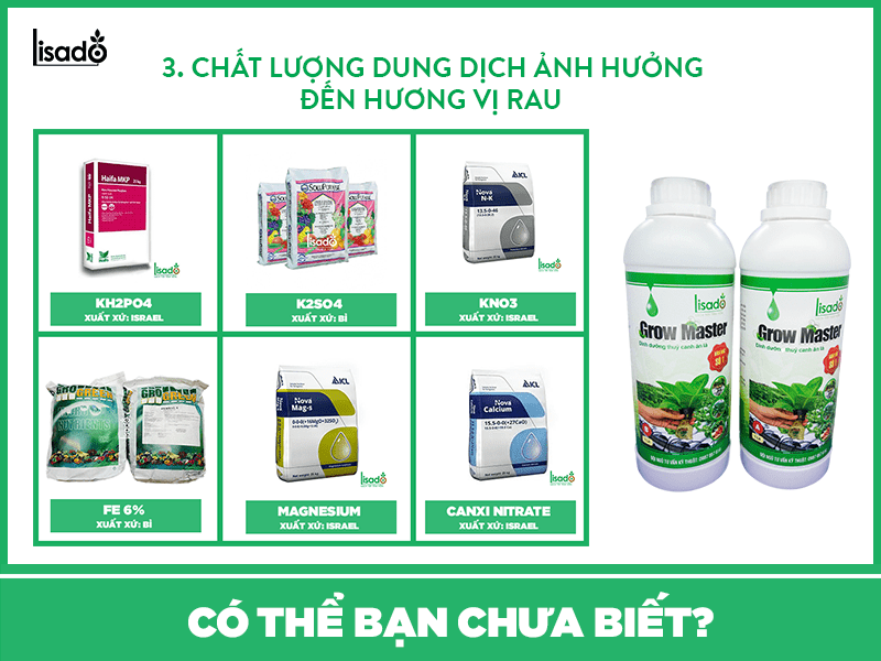 dung dịch thủy canh