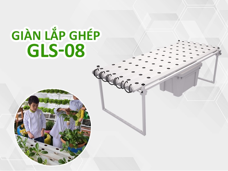 Giàn trồng rau thủy canh GLS-08