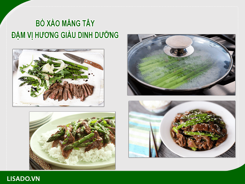 Bò xào măng tây: đậm vị thơm hương giàu dinh dưỡng