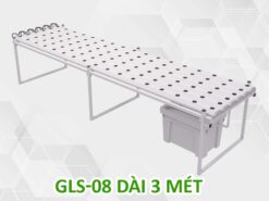 Giàn trồng rau thủy canh GLS-08 dài 3 mét