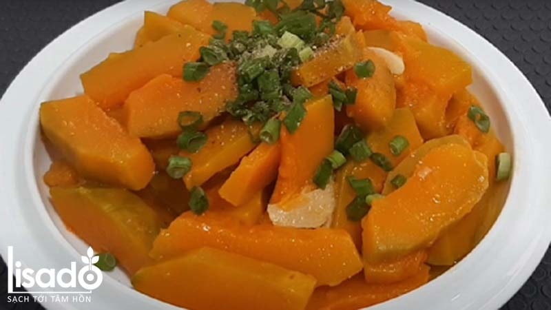 Bí ngô xào bổ dưỡng Bí ngô xào bổ dưỡng