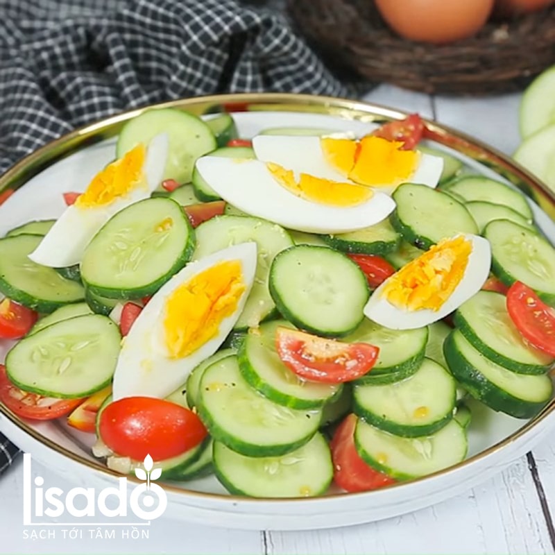 Salad dưa chuột giúp tăng hương vị món ăn