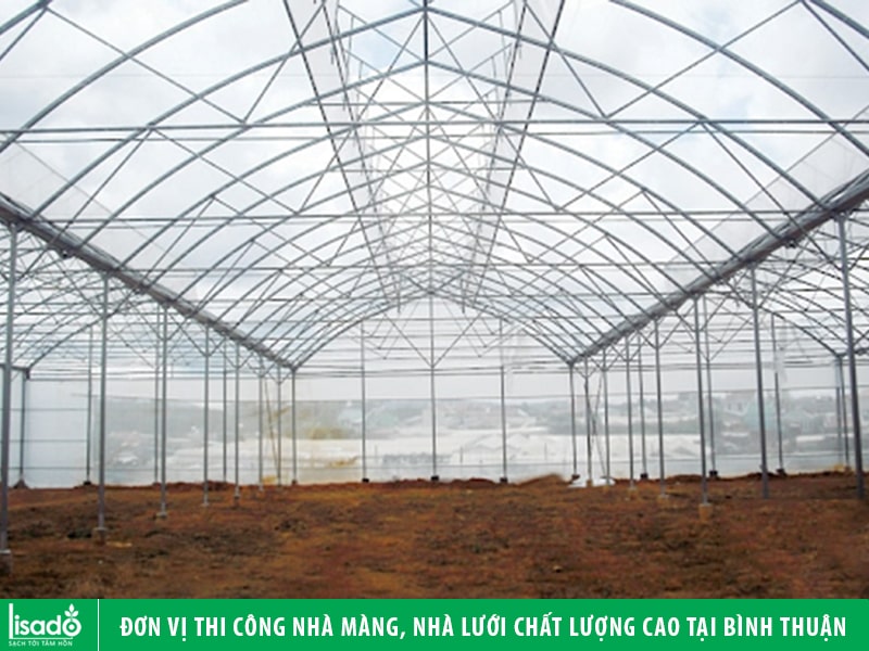 Đơn vị thi công nhà màng, nhà lưới chất lượng cao tại Bình Thuận