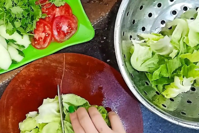 cách làm món xà lách trộn