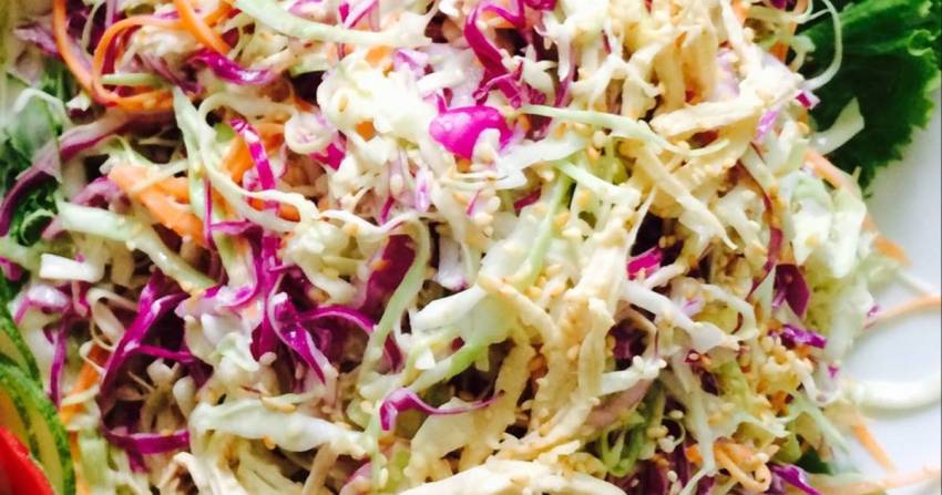 Cách làm salad rau bắp cải
